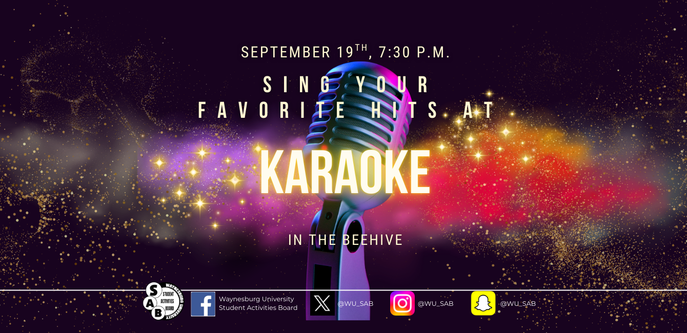 Waynesburg University | Karaoke Night