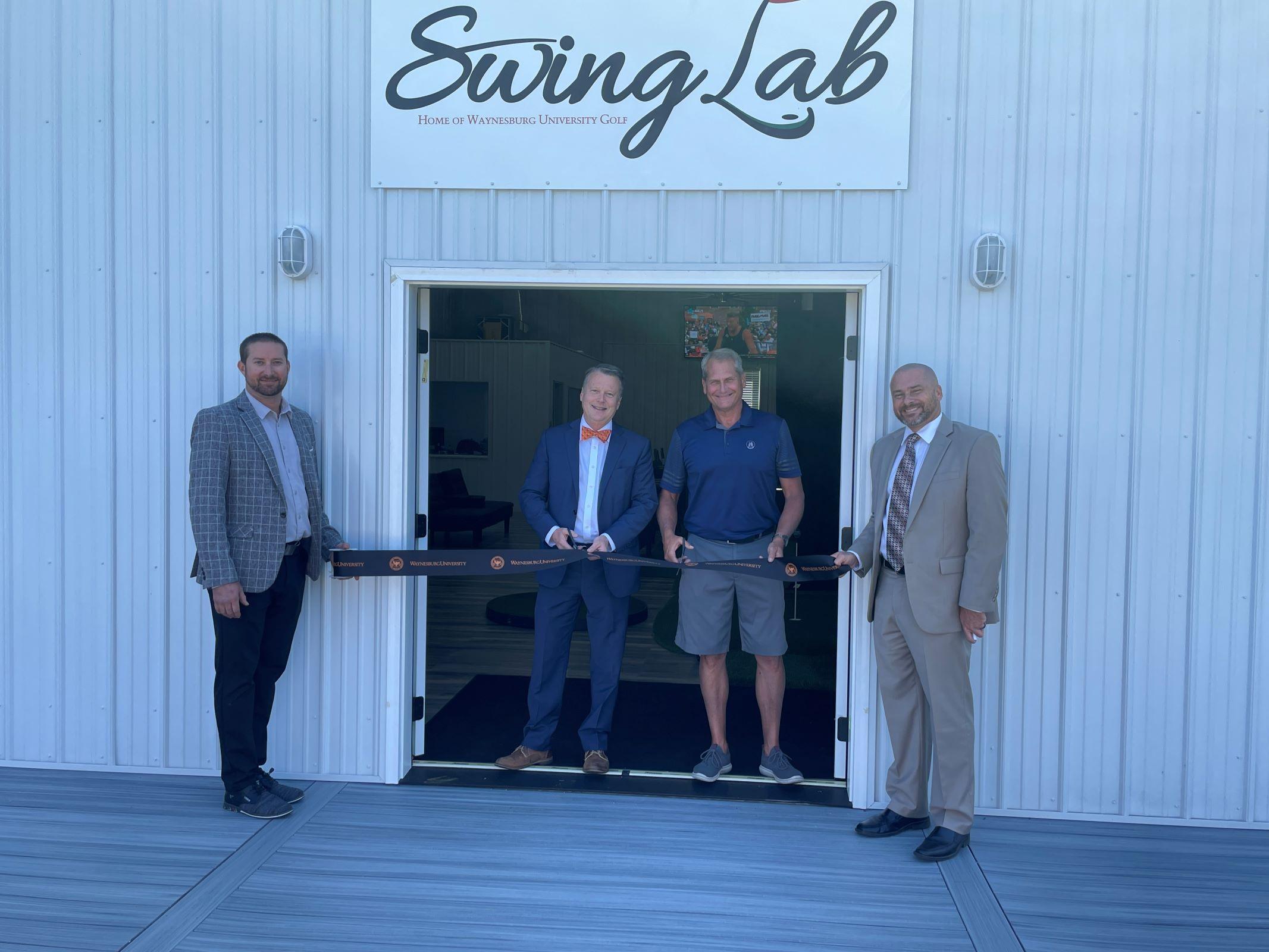 Ribbon Cutting at the "Swing Lab"