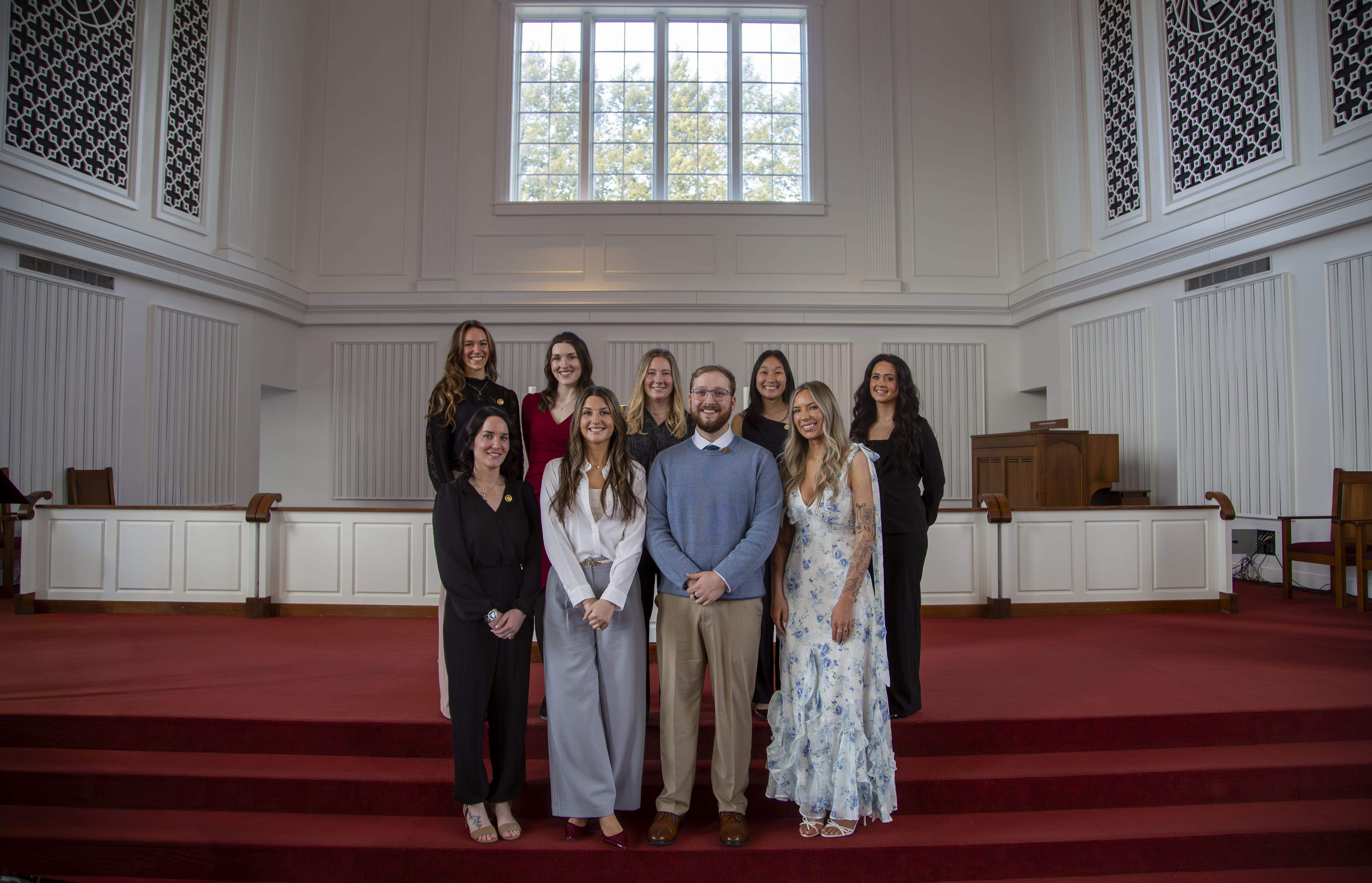 Nursing students during January 2026 pinning ceremony
