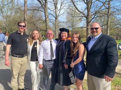 D'Antonio graduation with family