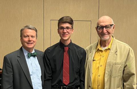 Iona George Scholarship recipient Nicholas Haushalter