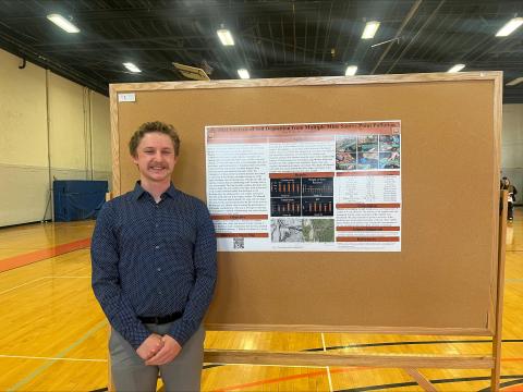 Garret Kunz with research project