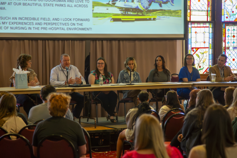SNAP Nursing Panel in Alumni Hall