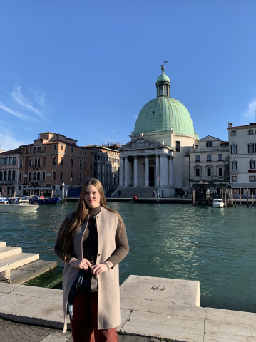 Hope Johnston in Venice