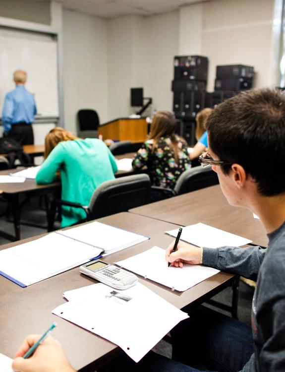 students in class