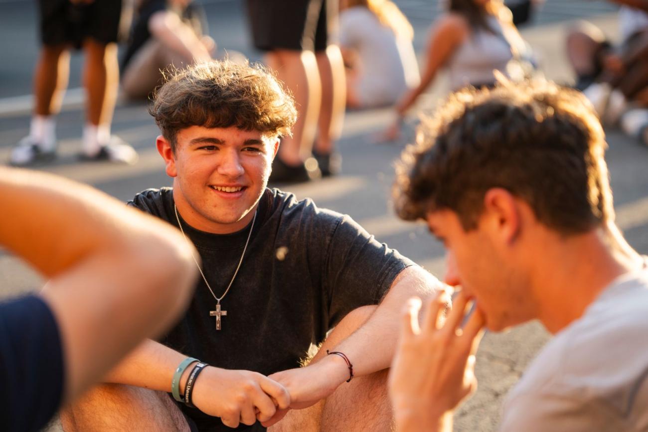 Students socializing during Welcome Days 2025
