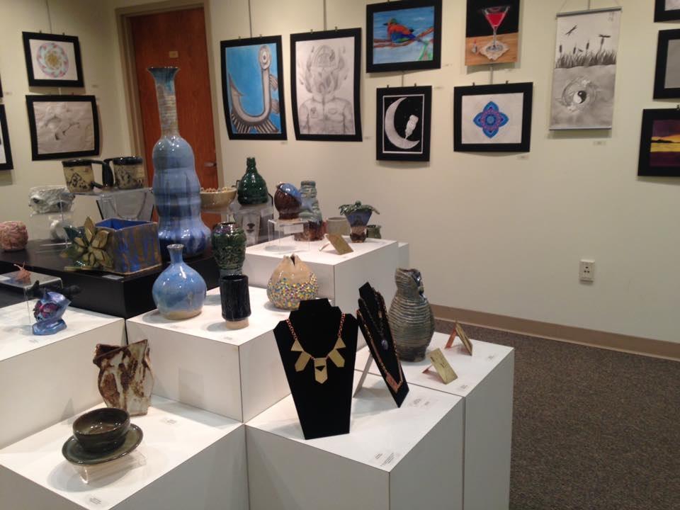 Student art on display in Benedum Fine Arts Gallery