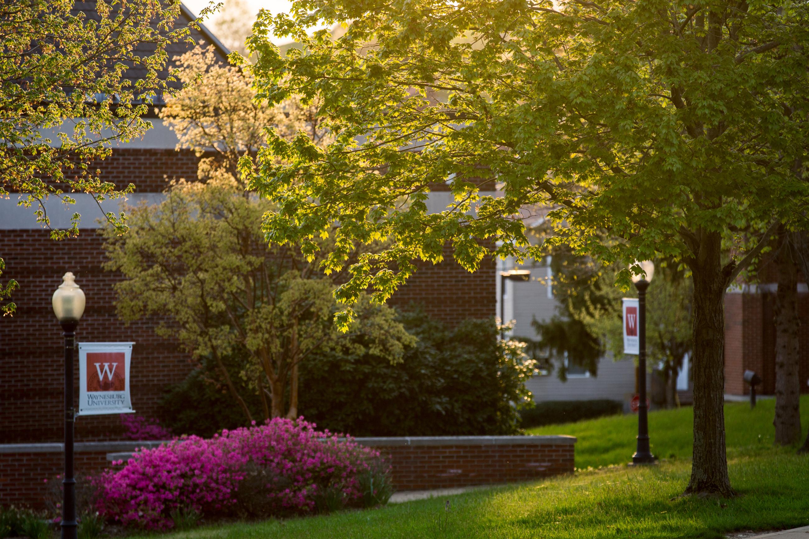 Goodwin Performing Arts Center in the spring