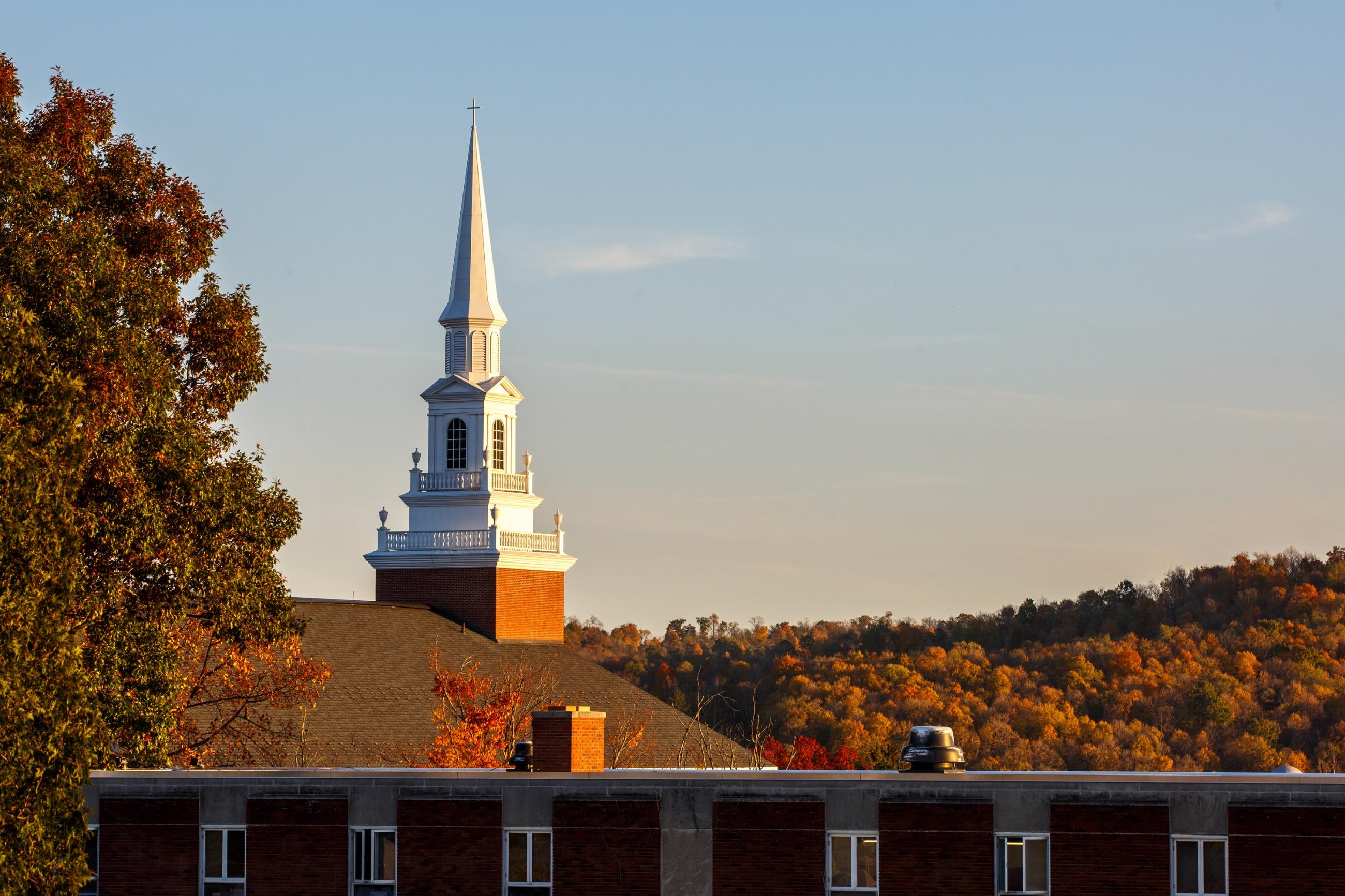 Roberts Chapel in the fall