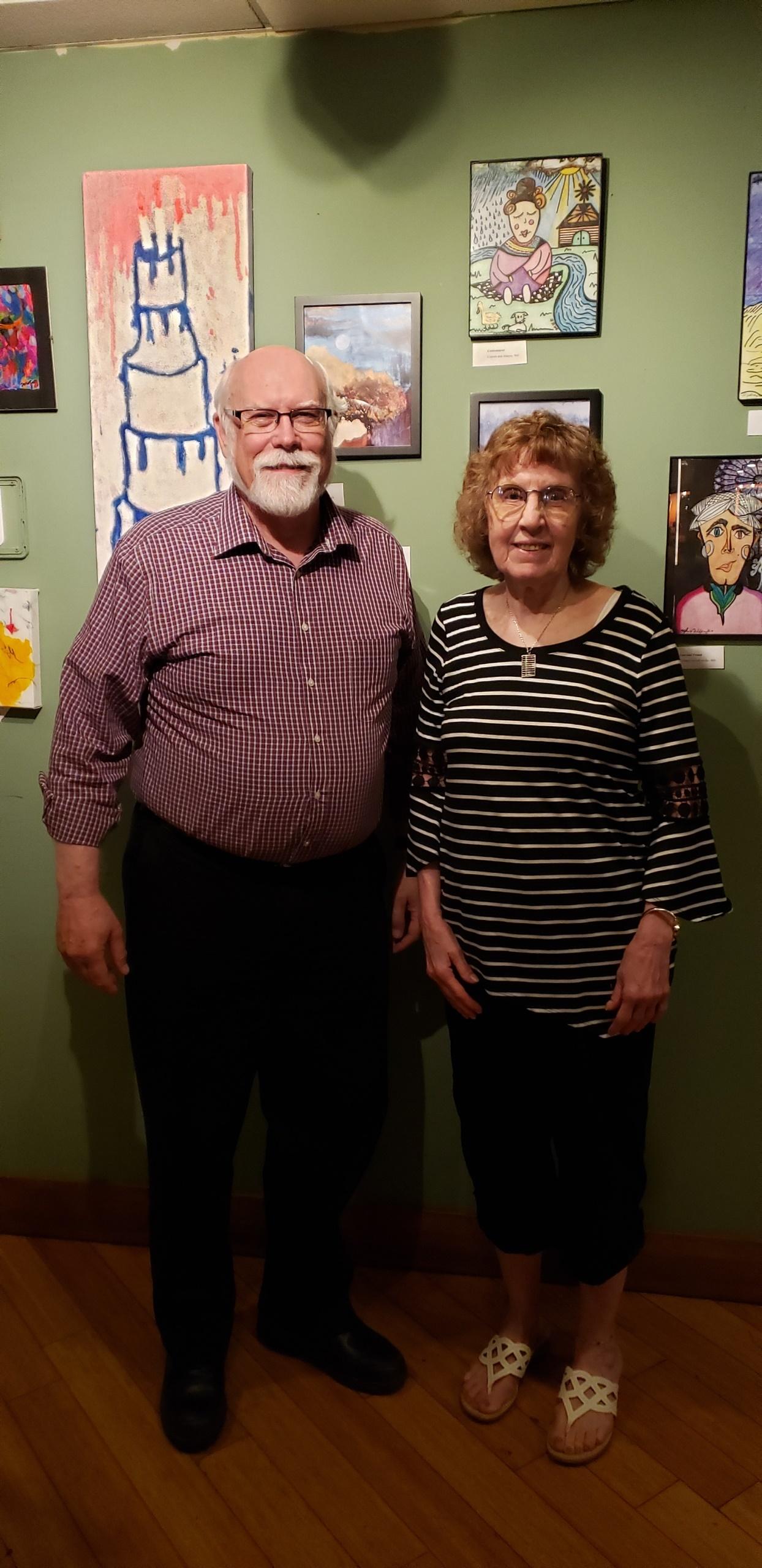 WU Psychology Department retirees Dr. Keith Rieder and Dr. Michele Karpathian