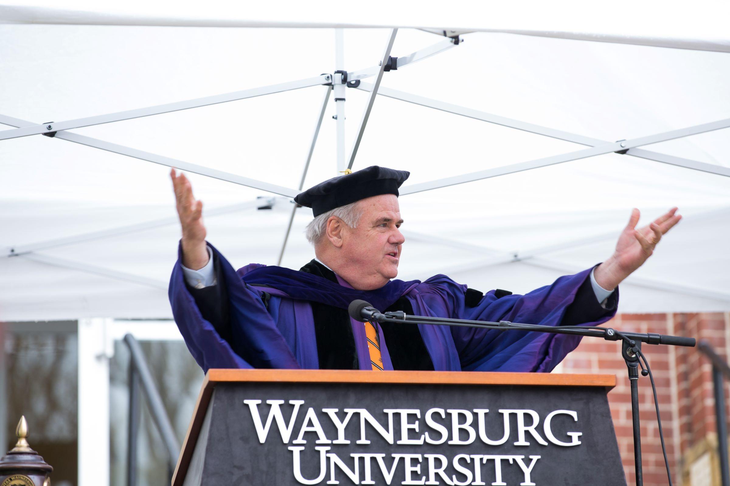 Tom Foley addresses the Class of 2023