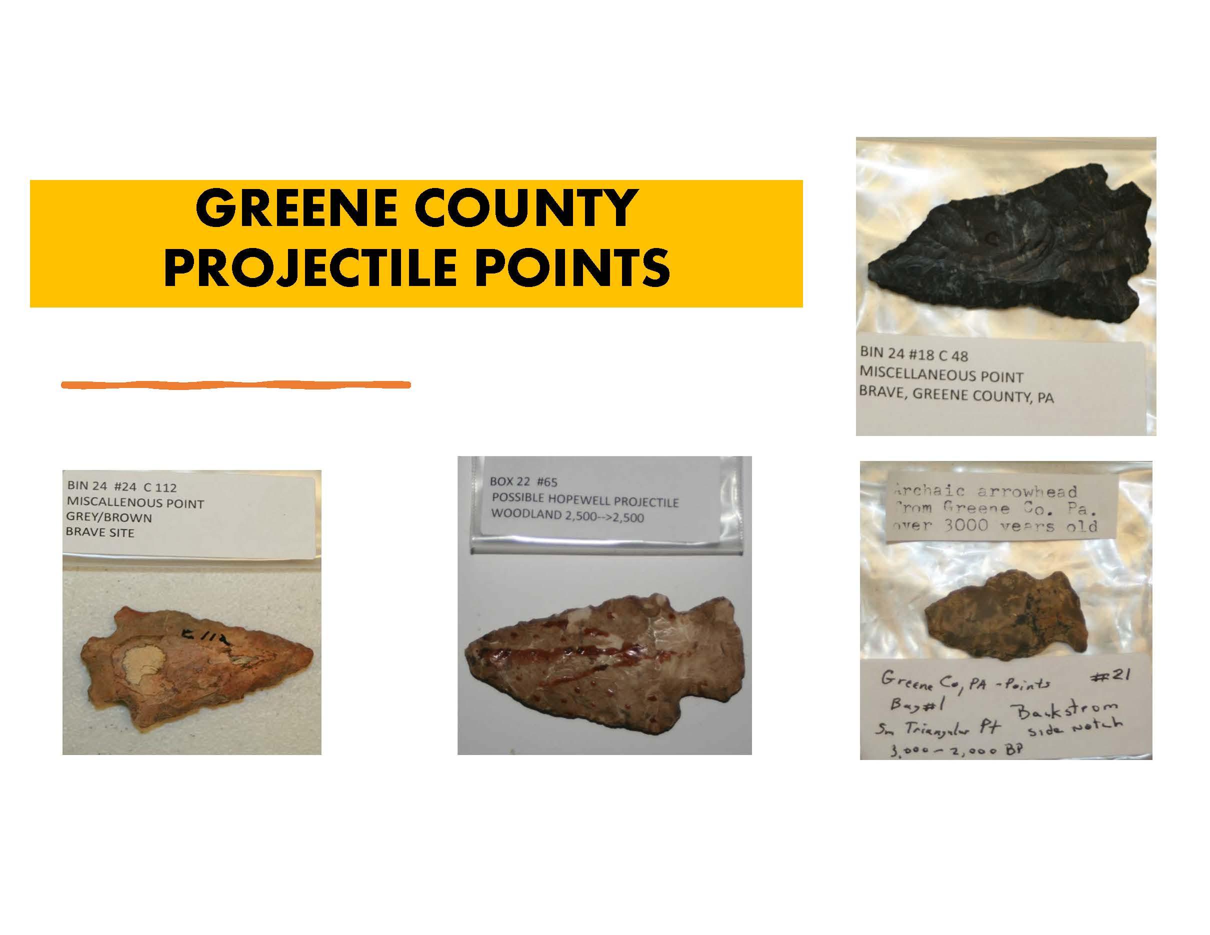 Greene County Projectile Points