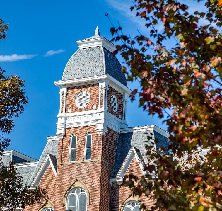 Miller hall and fall leaves