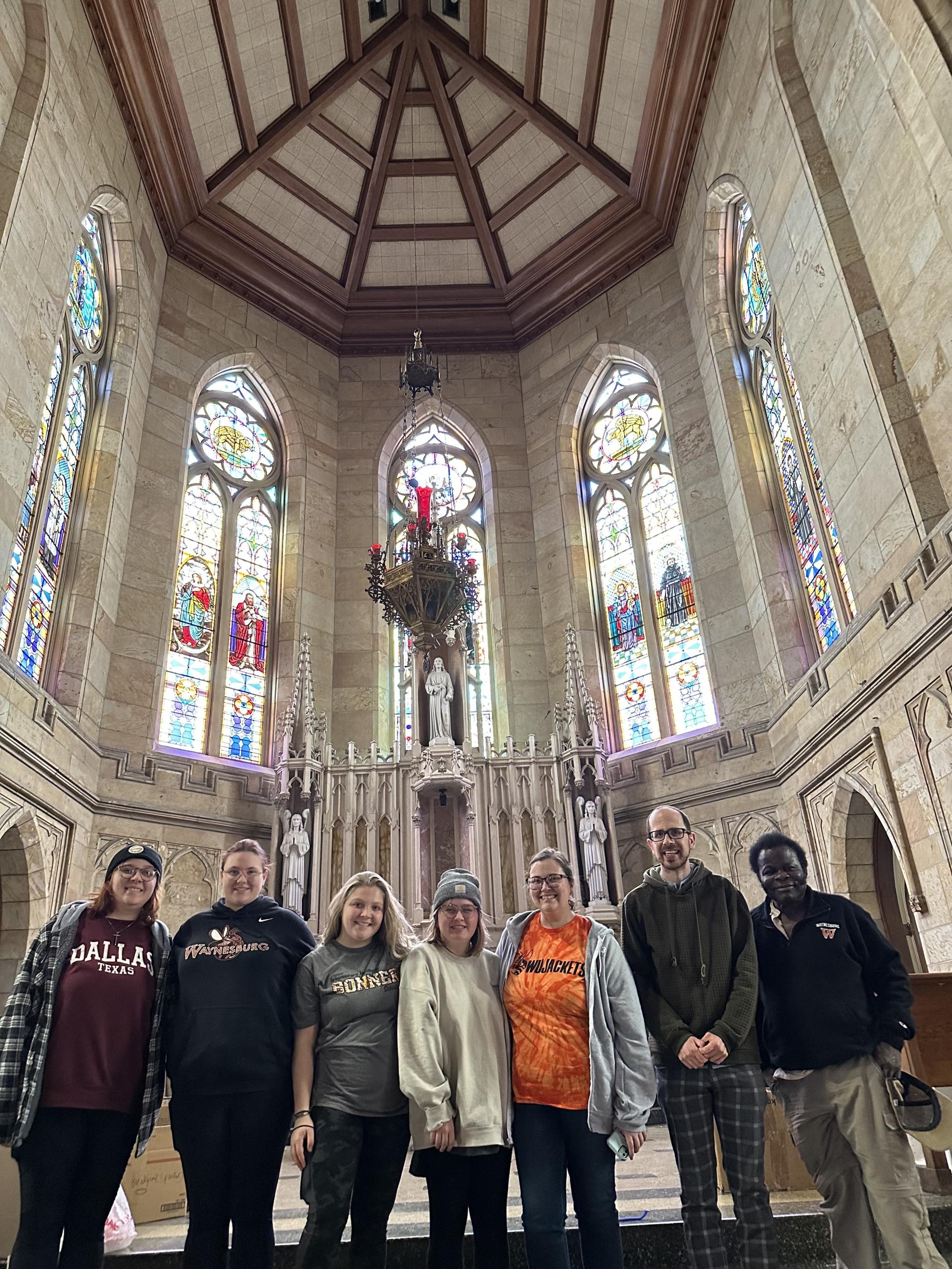 Louisville, Kentucky, service group explore a local church