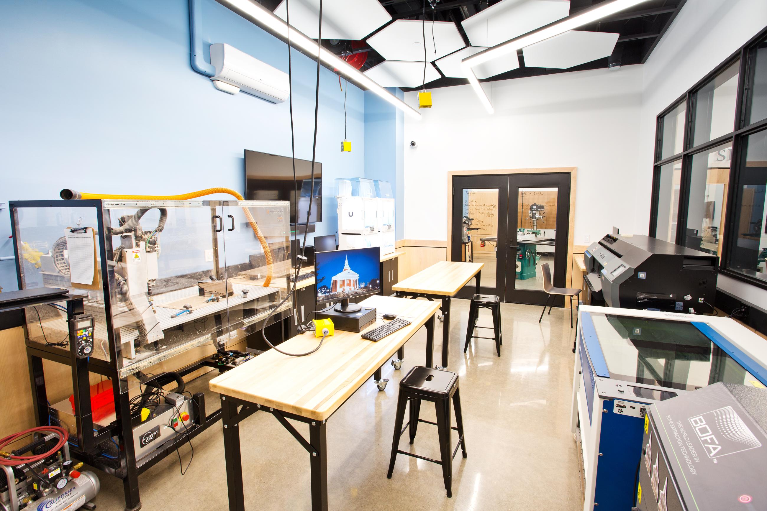 the makerspace in the ehive