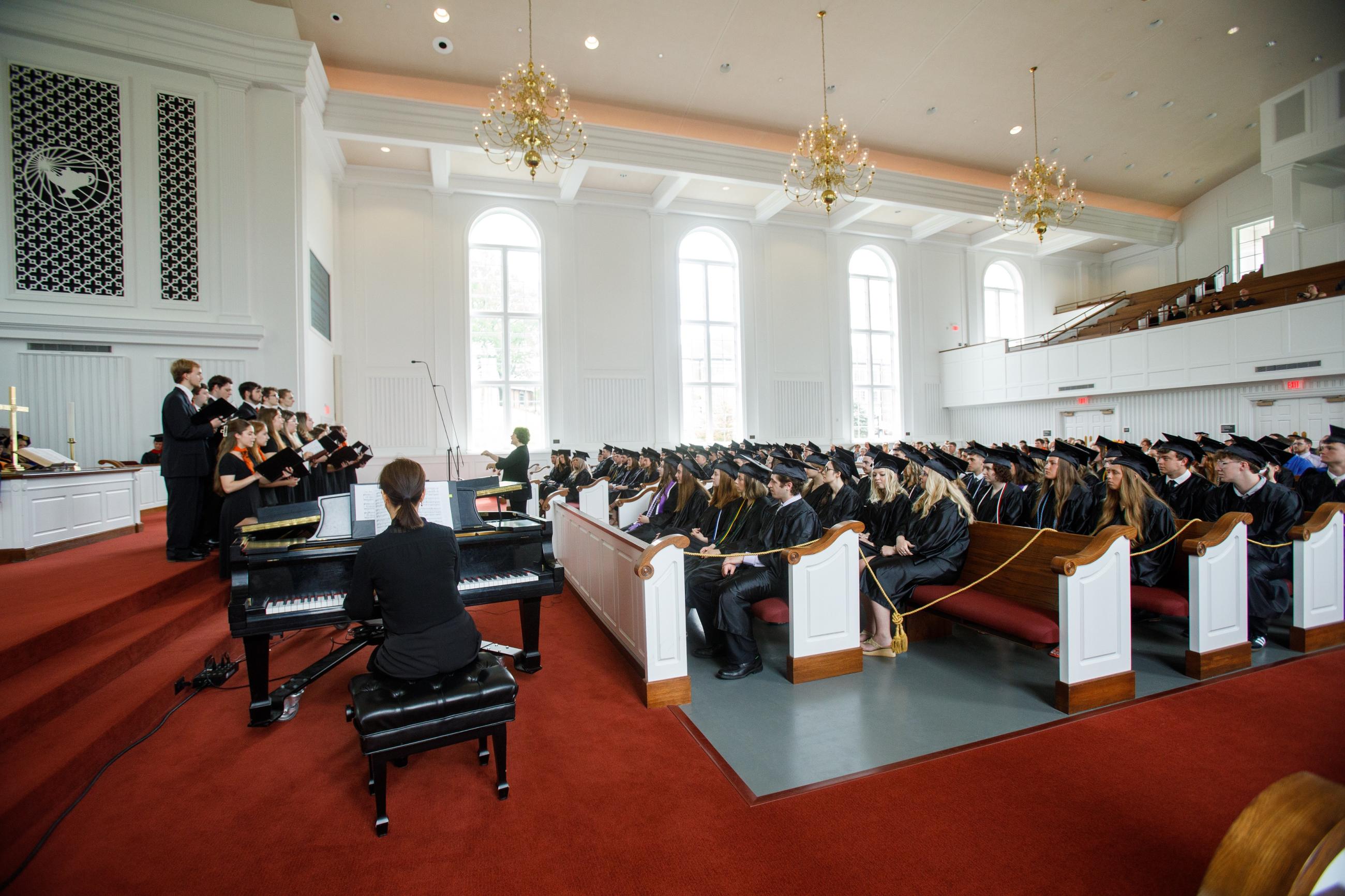 the class of 2024 at baccalaureate 