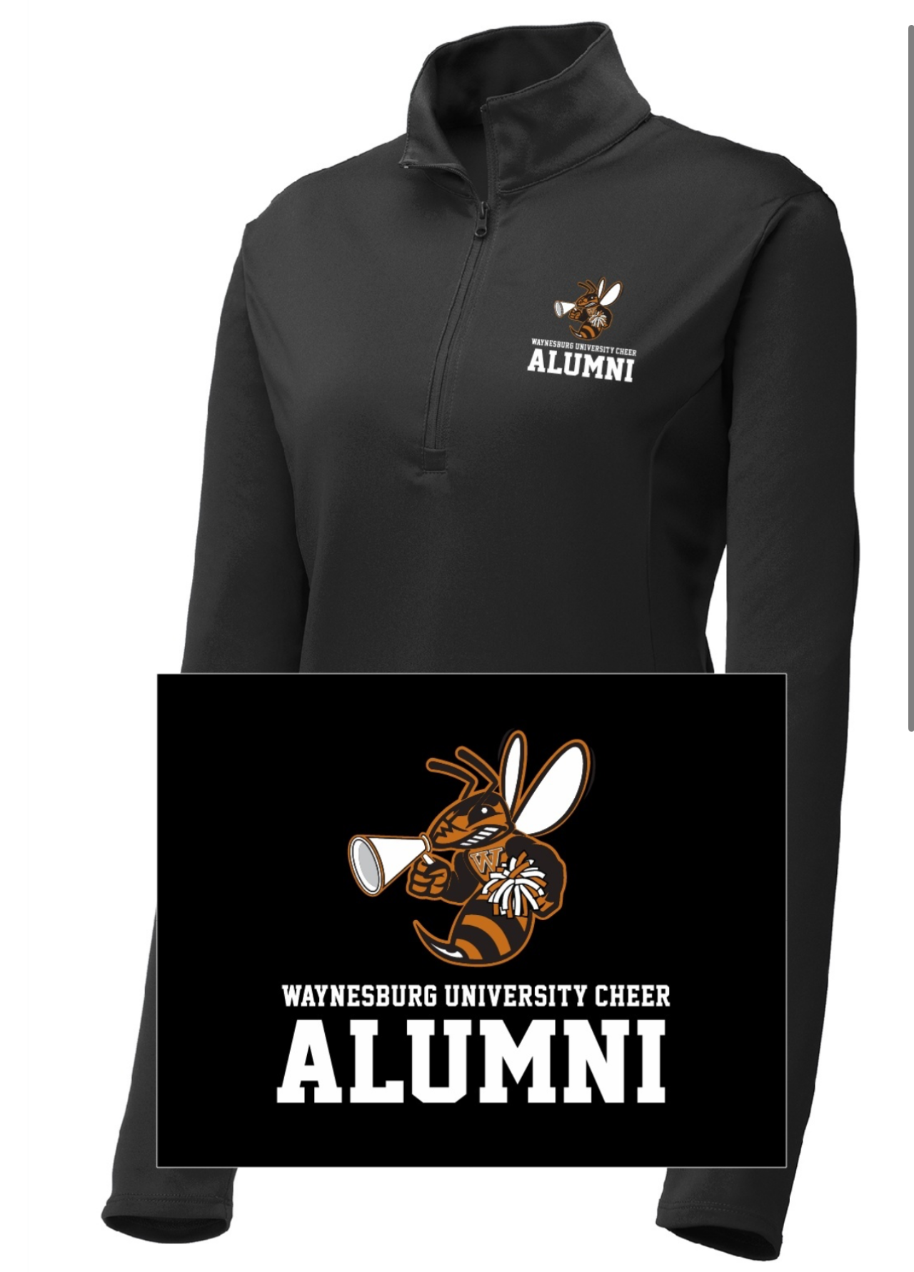 Alumni Cheer Quarter Zip 2024