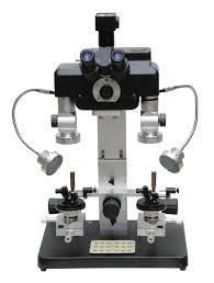 Unitron CFM Series Comparison Microscope (x3) stock photo