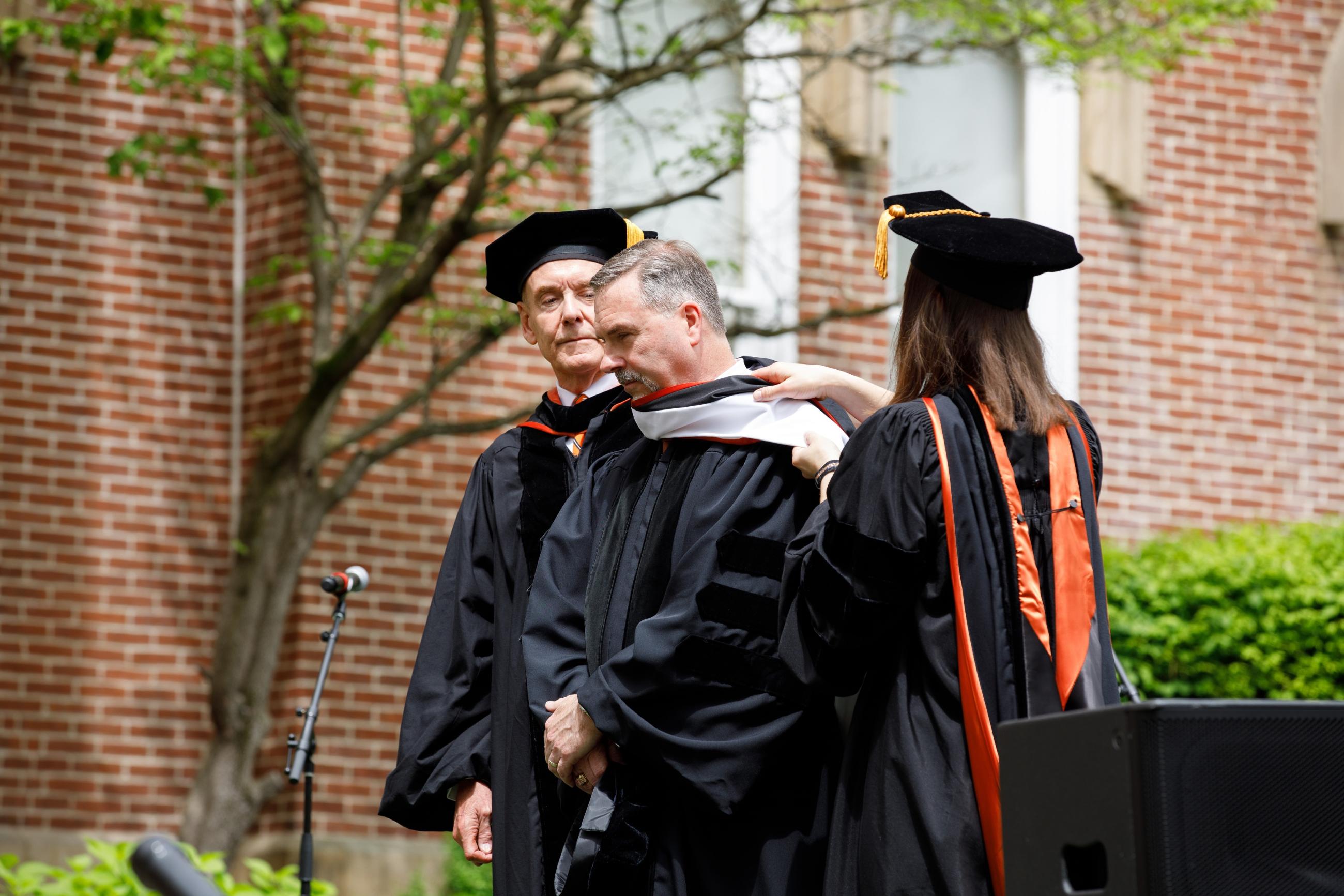 Jeff Arnold honorary degree presentation