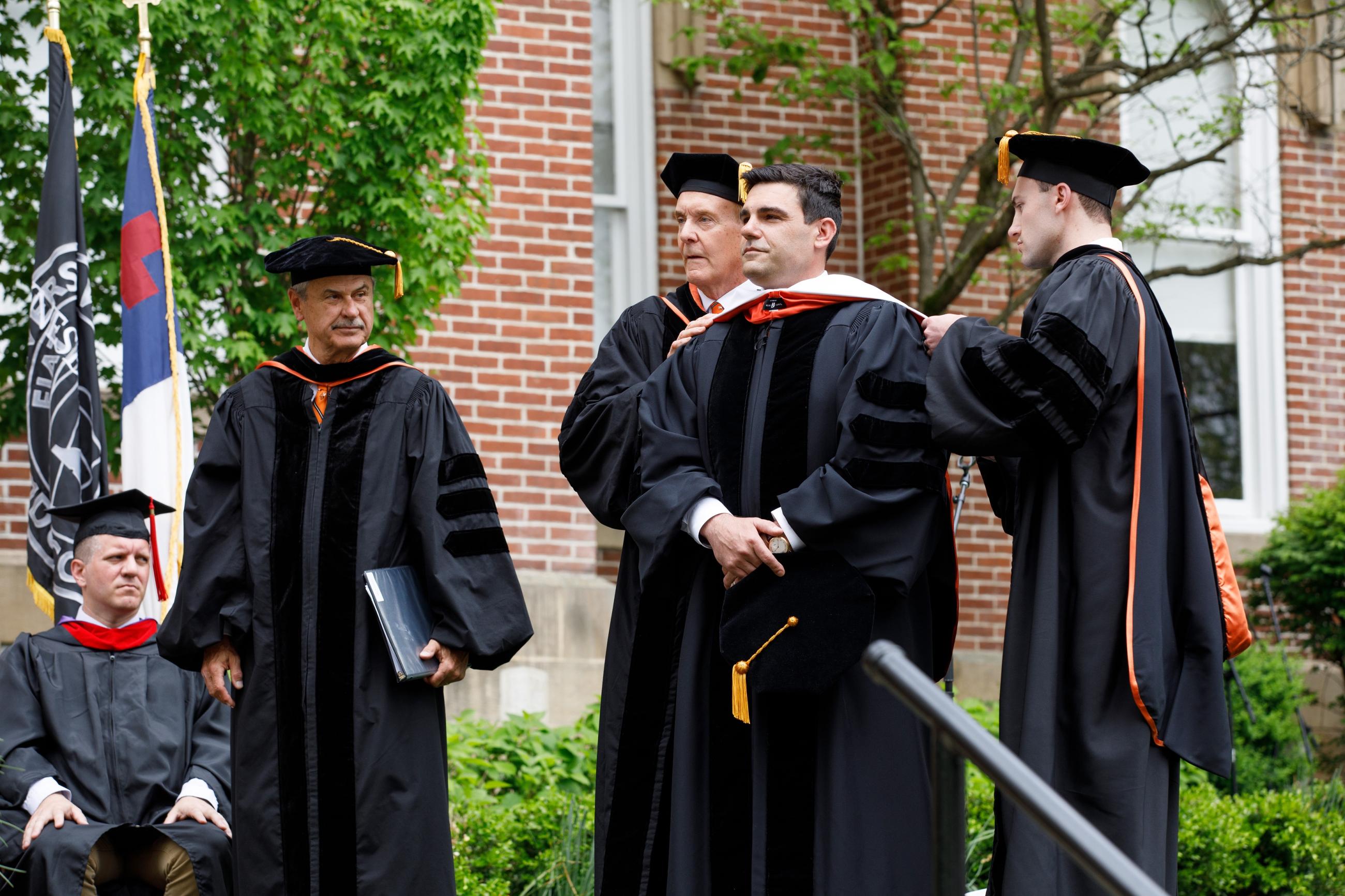 Toby Rice during ceremony