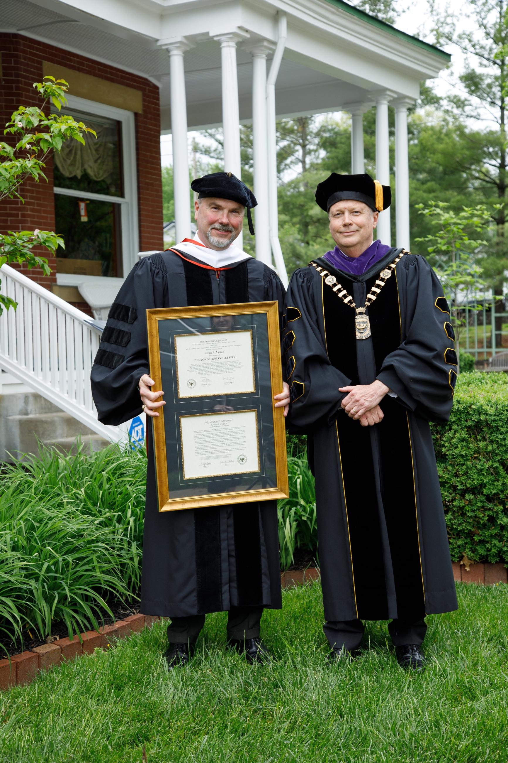 Jeff arnold and president lee