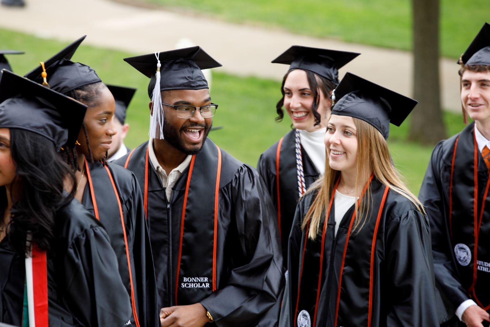 Graduates get ready to process