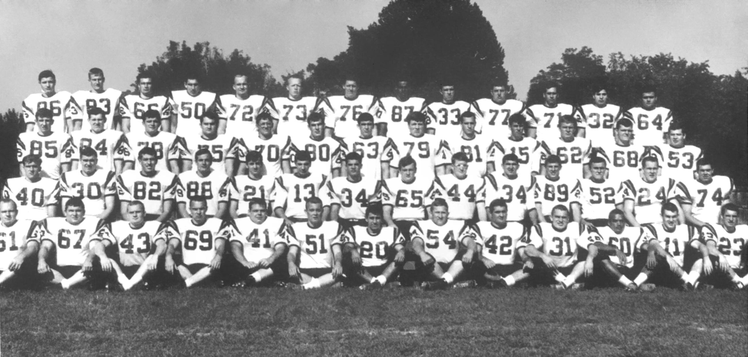 Waynesburg College 1966 Football Team