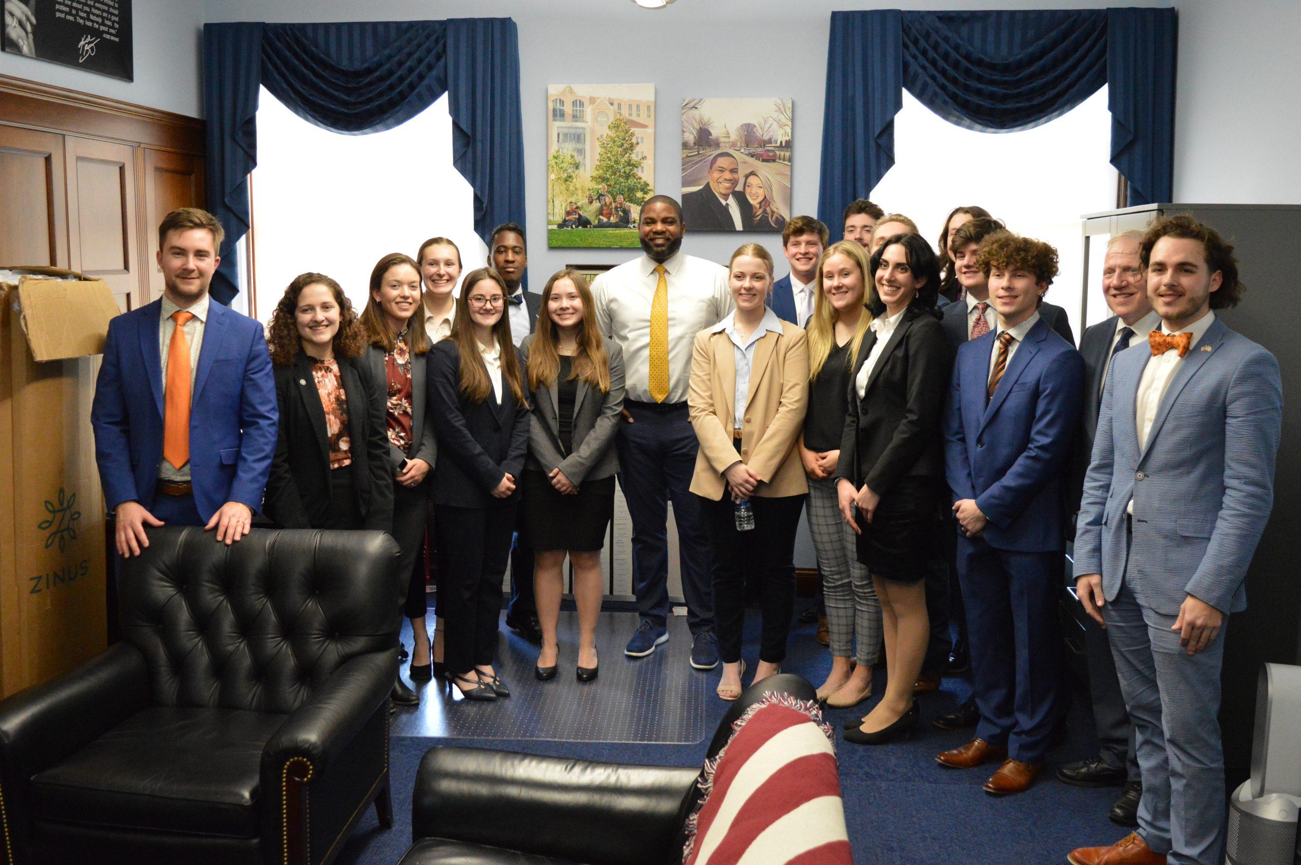 Stover Scholars w/ U.S. Congressman Byron Donalds