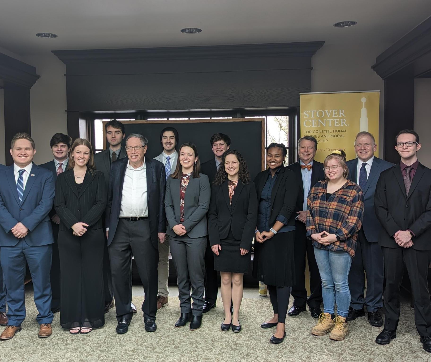 Stover Scholars w/ Professor Richard A. Epstein