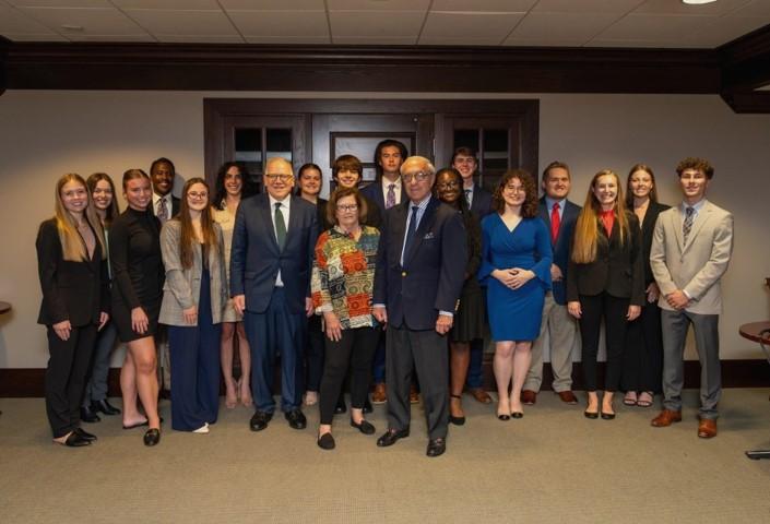 Stover Scholars with guests