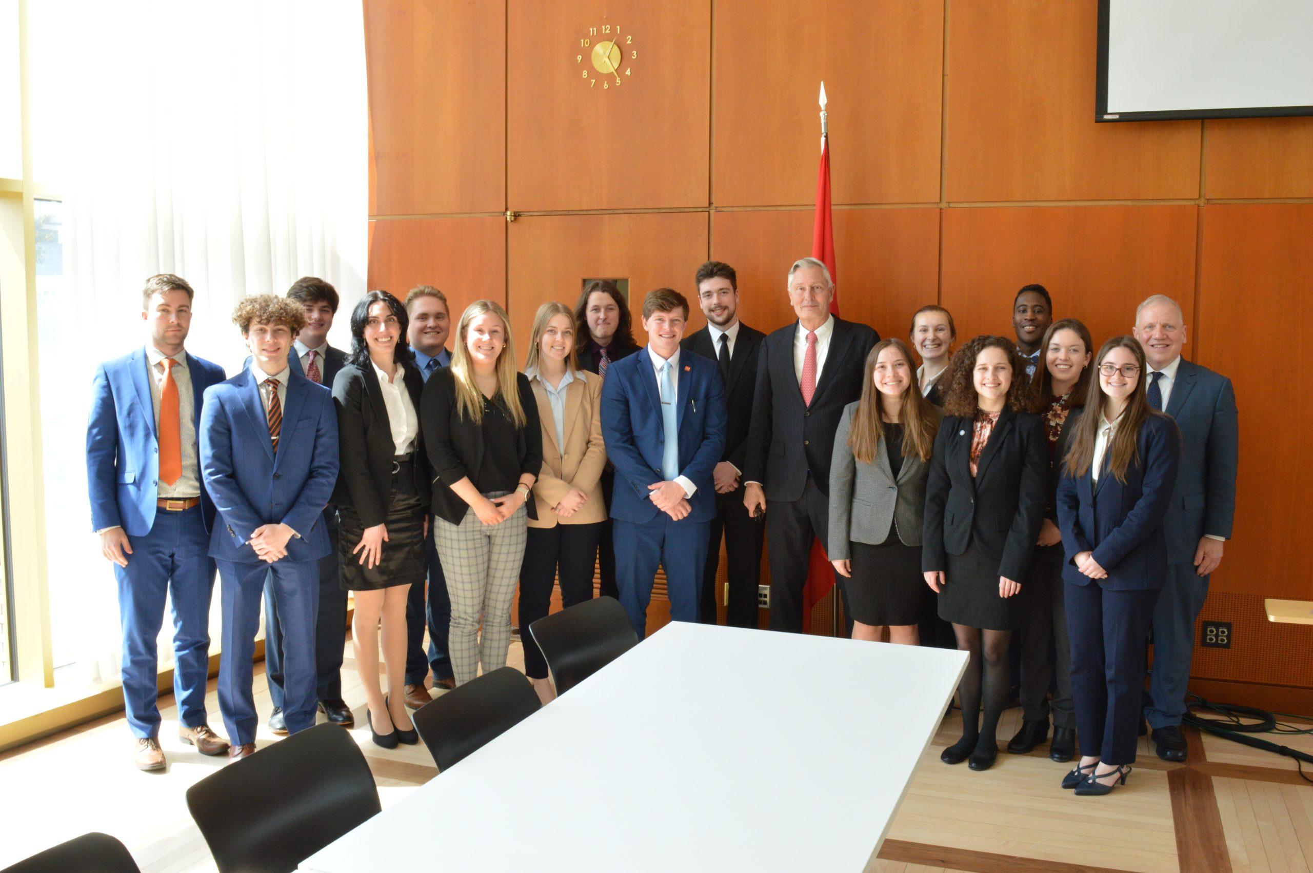 Stover Scholars w/ Jacques Pitteloud