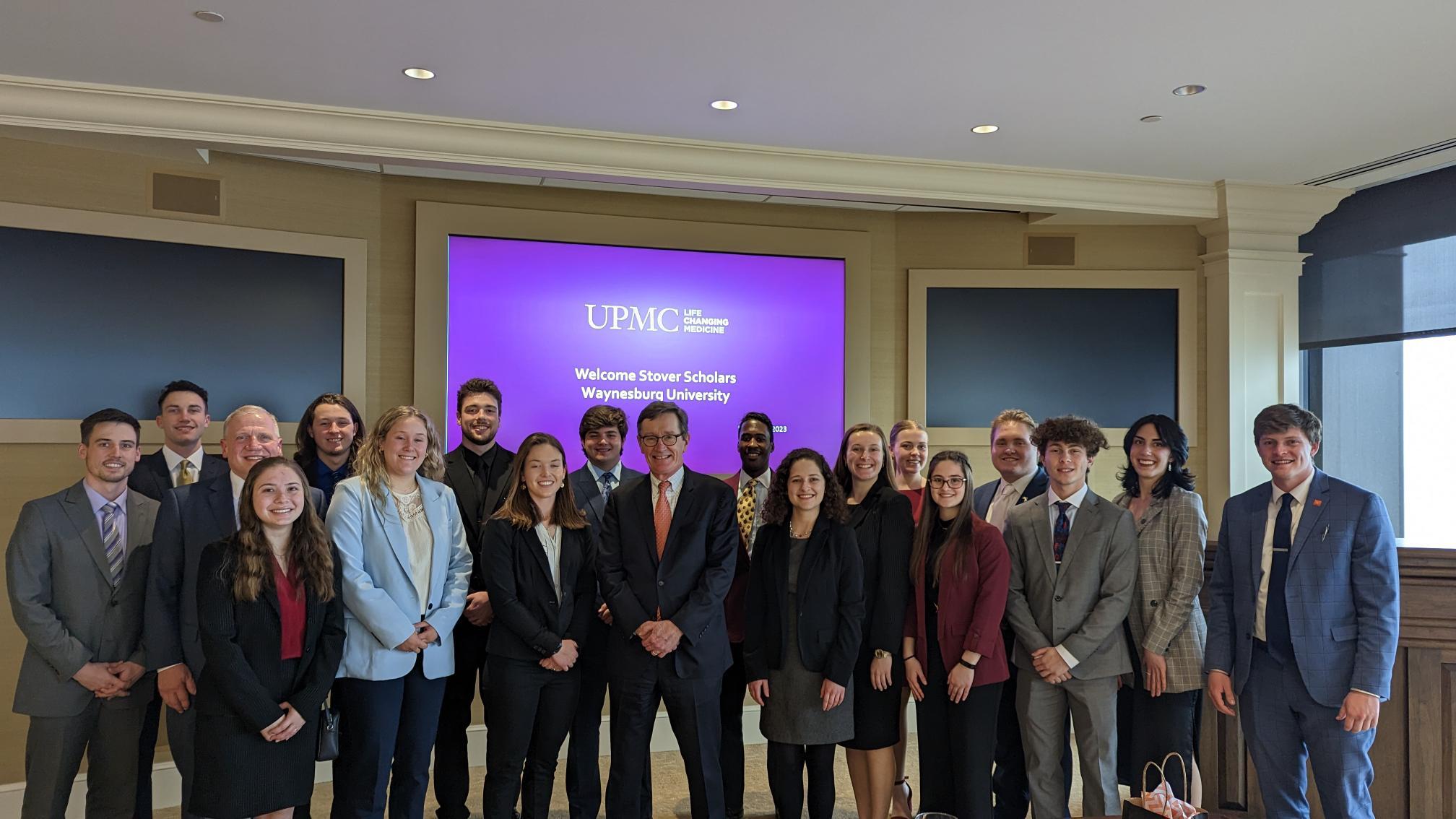 Stover Scholars w/ W. Thomas McGough, Jr.