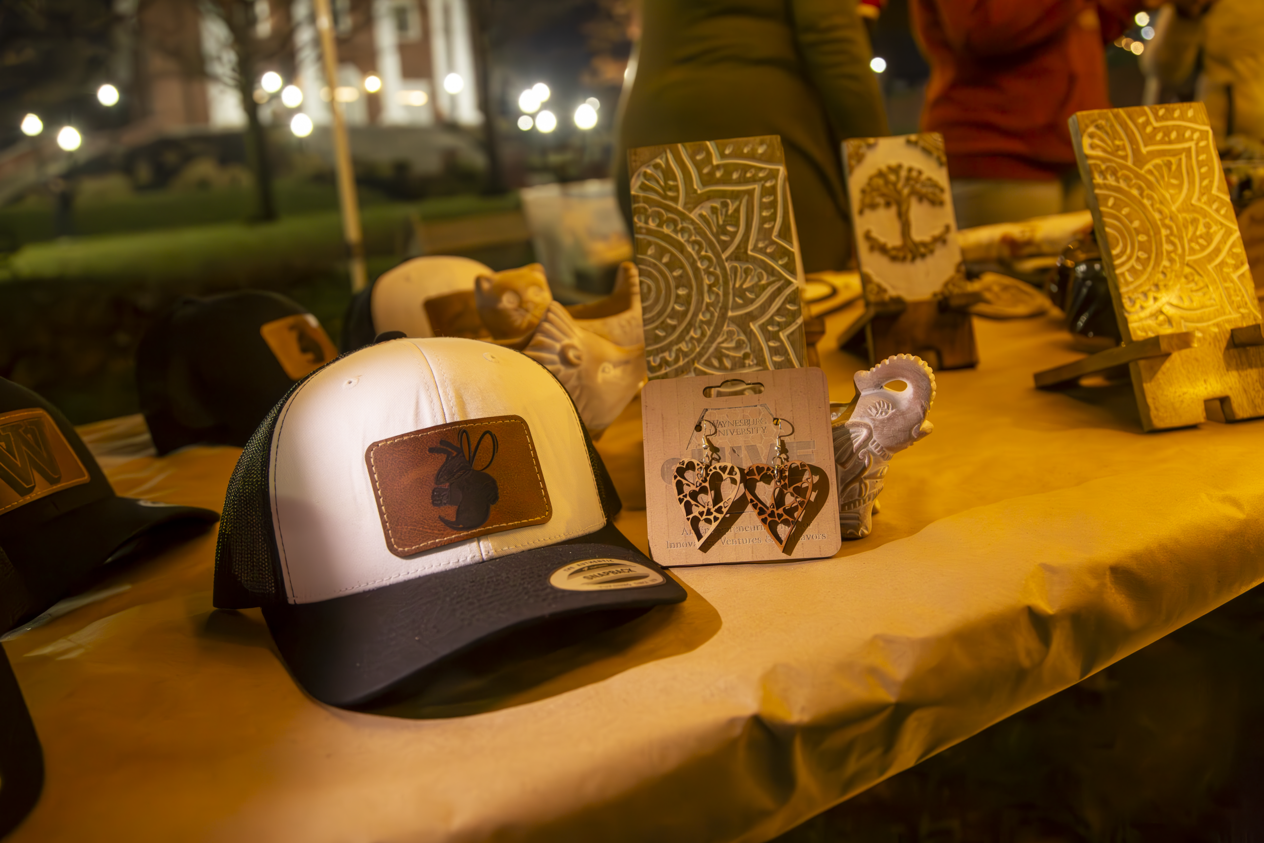 Items for sale during the Christmas Village