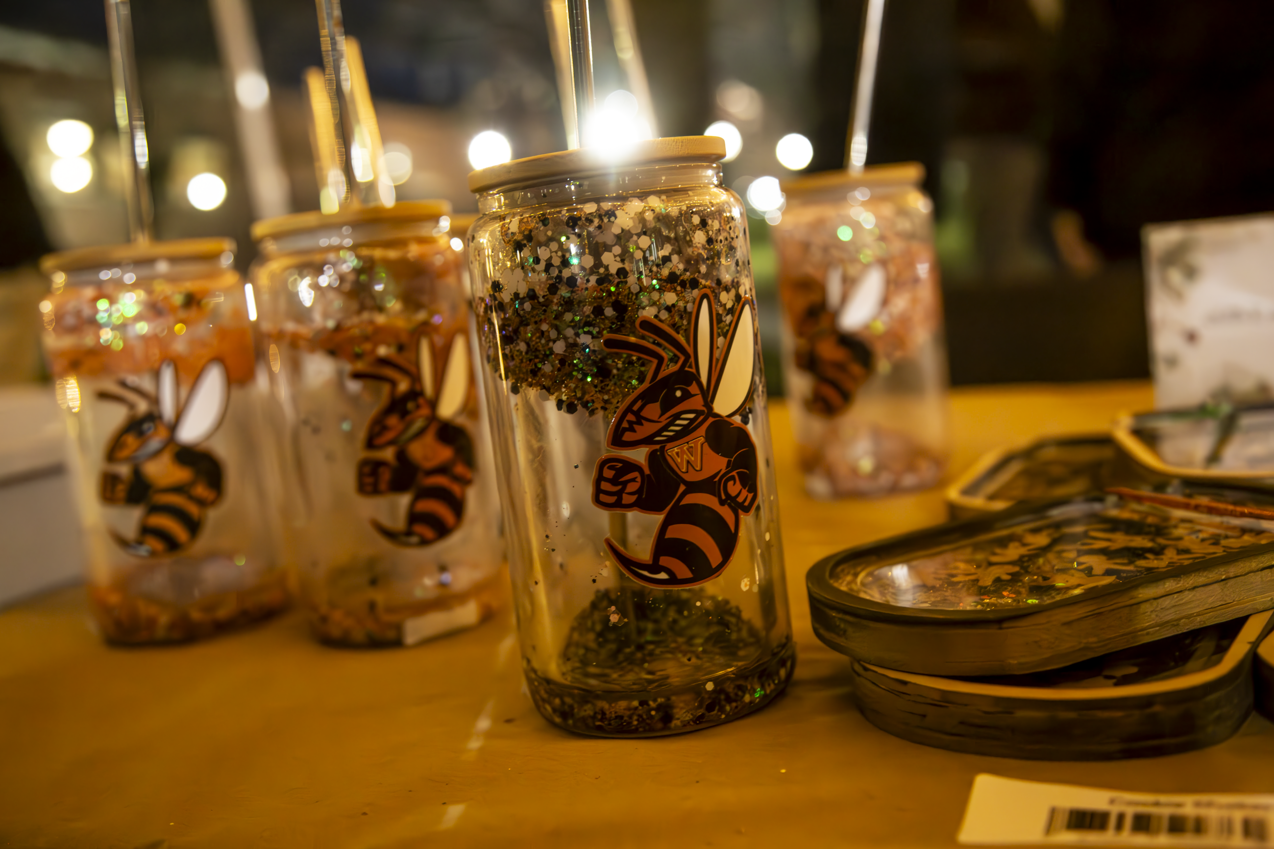 Items for sale during the Christmas Village