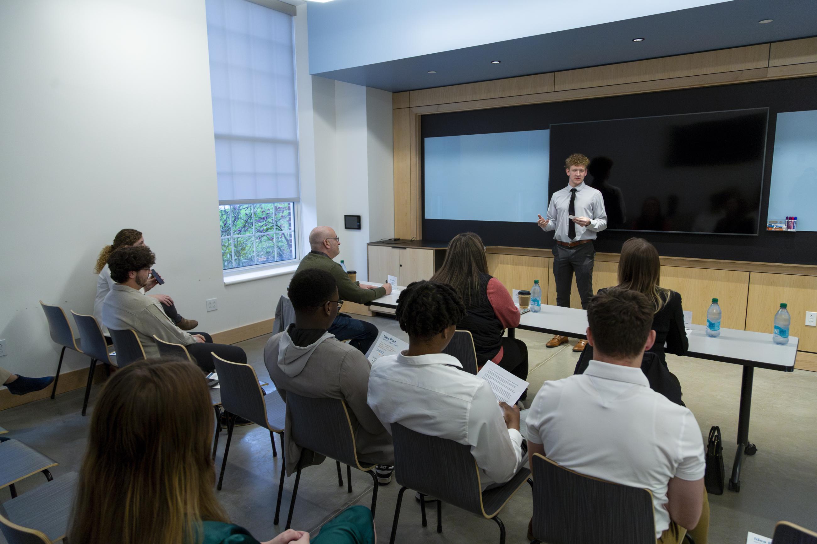 Spring 2025 Idea Pitches at Waynesburg University's eHIVE