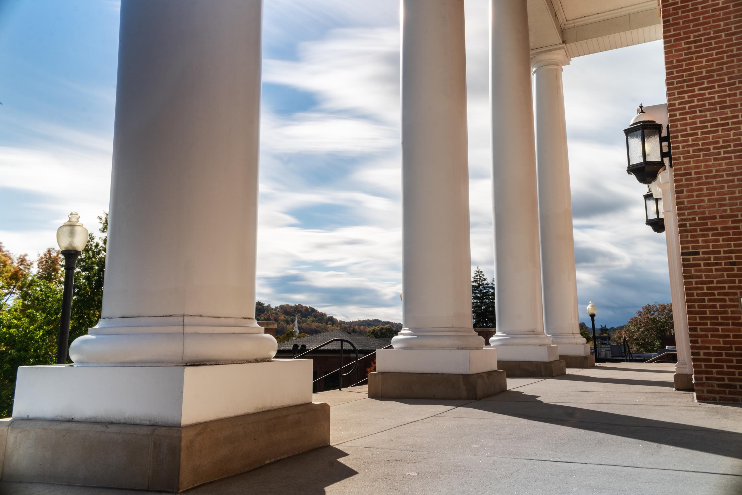 Roberts Chapel columns