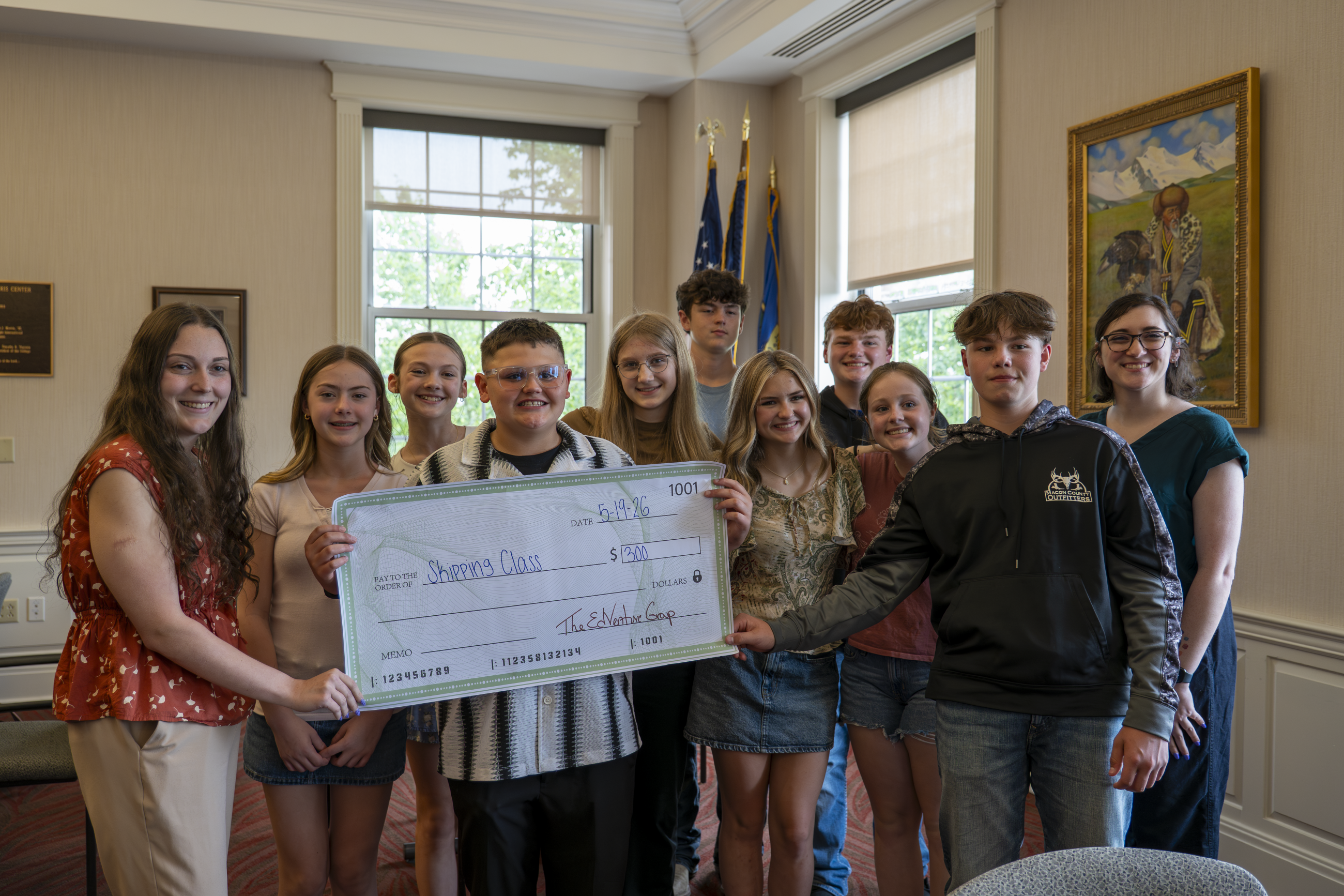 Middle school EdVenture EQT STEM Days participants