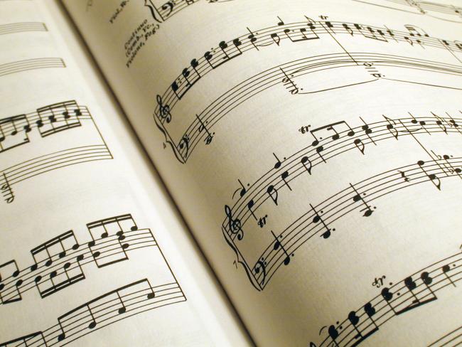 Image of sheet music