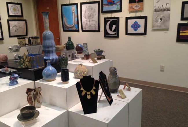 Previous student art gallery at Waynesburg University