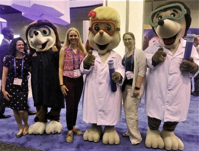 Baldauff, Musko, and Fletcher with some fun characters