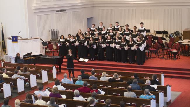 lamplighters in chapel