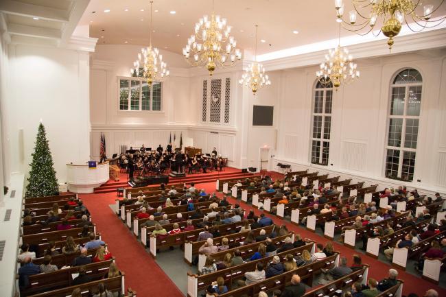 Previous Christmas concert held at Waynesburg U