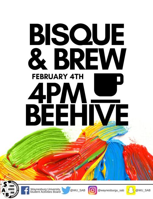 bisque and brew flyer