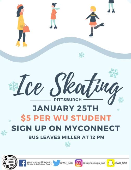 ice skating flyer