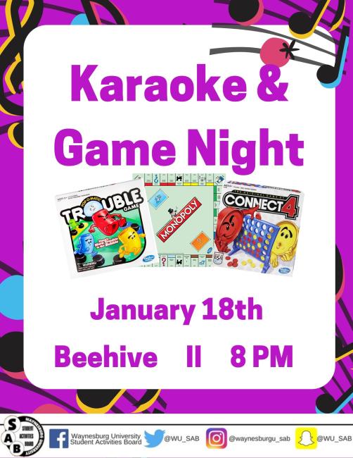 Karaoke and Game Night