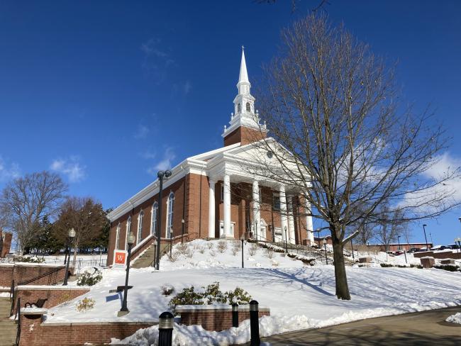 Roberts Chapel in Snow