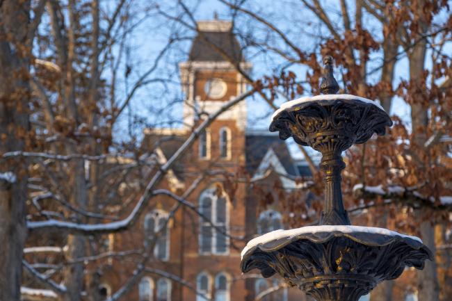Miller Hall in the winter