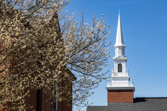 Roberts Chapel in the spring