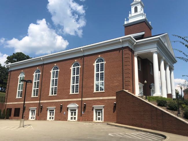 Marsh Center entrance in Roberts Chapel