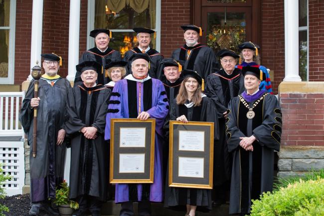 platform party and honorees